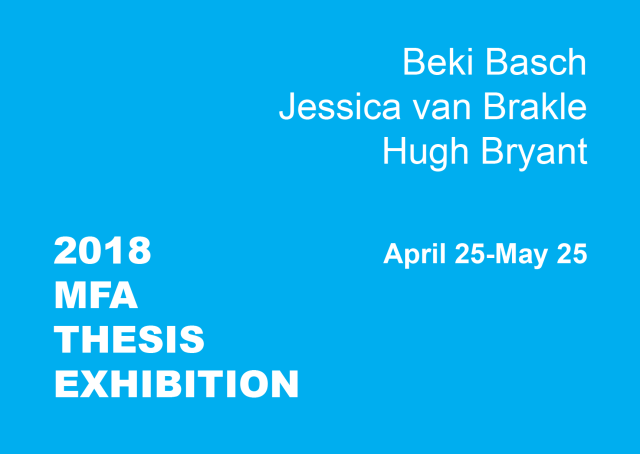 2018 MFA Thesis Exhibition
